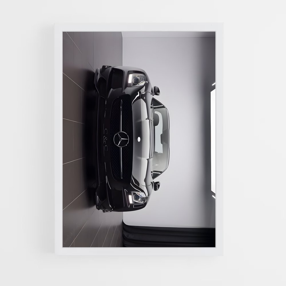 Poster Sls amg black series majestueux – affiche Mercedes (vue 3)